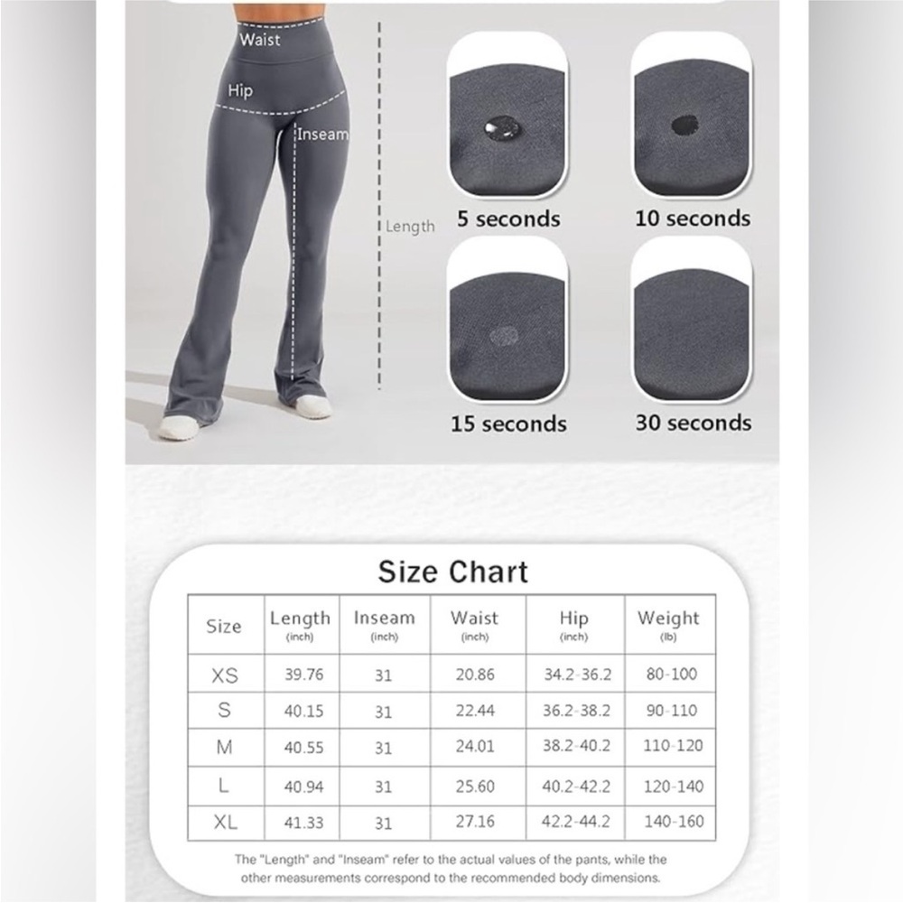 Amazon Women's Black Flare Pants - Picture 4 of 4